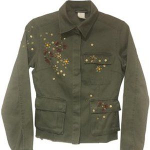 High End Green Embellished Jacket